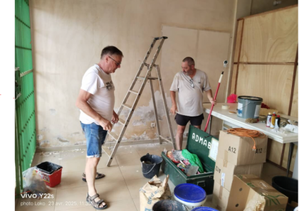 Djougou : préparat° du magasin 